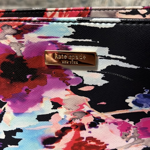 EEUC Kate Spade watercolor floral tote AND wallet - Picture 3 of 15